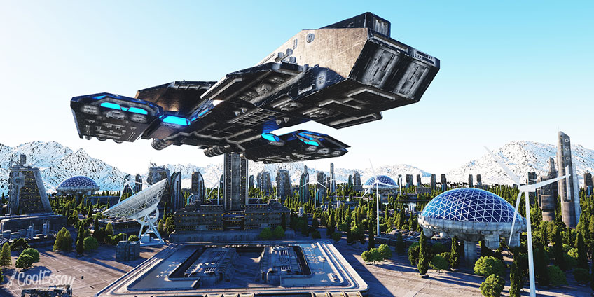 Futuristic Landscape Futuristic Landscape