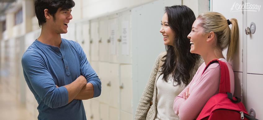 Students Talking